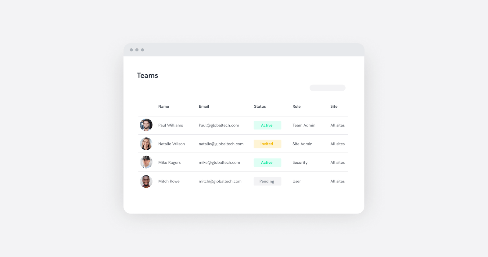 time and attendance monitoring in sine dashboard